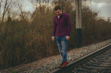 Trabzanda son moda genç adam