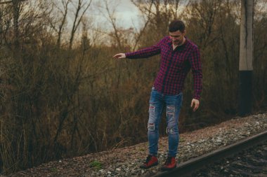 Trabzanda son moda genç adam