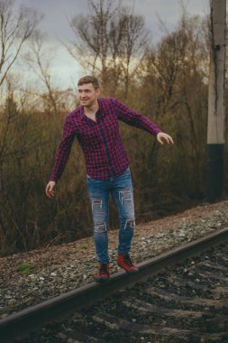 Trabzanda son moda genç adam