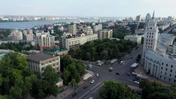 Paneler byggnader i Ryssland, sovjetiska arkitektur hus — Stockvideo