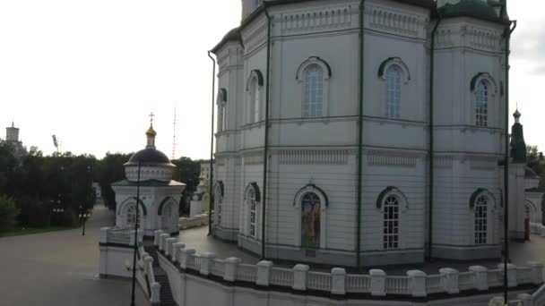 Igreja Igreja Cristã Monumento Tradição Arquitetônica Espiritual Religiosa Russa Ortodoxia — Vídeo de Stock