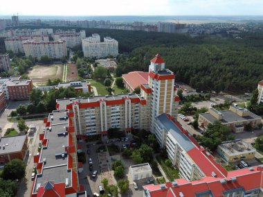 Rusya'da paneller binalar, Sovyet mimarisi evler. kentsel mimari