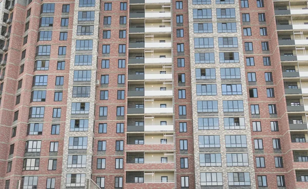 Panelek épületek Oroszországban, a szovjet építészet házak. városi építészet — Stock Fotó