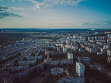 Rusya'da paneller binalar, Sovyet mimarisi evler. kentsel mimari