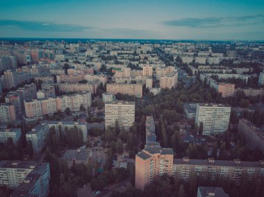 Rusya'da paneller binalar, Sovyet mimarisi evler. kentsel mimari