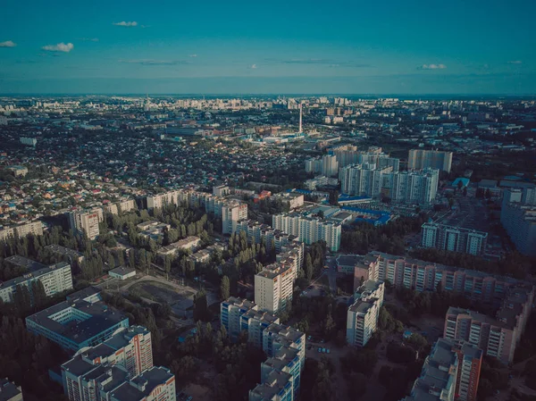 Rusya'da paneller binalar, Sovyet mimarisi evler. kentsel mimari — Stok fotoğraf