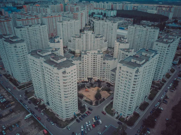 Rusya'da paneller binalar, Sovyet mimarisi evler. kentsel mimari