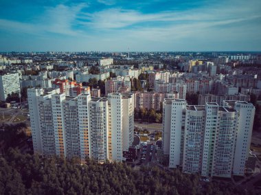 Rusya'da paneller binalar, Sovyet mimarisi evler. kentsel mimari