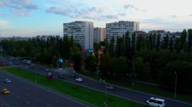 Rusya'da paneller binalar, Sovyet mimarisi evler. kentsel mimari