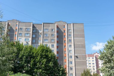 Rusya'da paneller binalar, Sovyet mimarisi evler. kentsel mimari