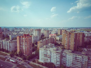 Rusya'da paneller binalar, Sovyet mimarisi evler. kentsel mimari