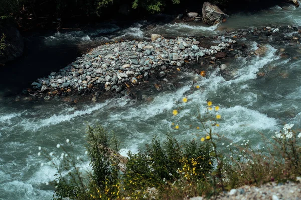 River Flowing Mountainous Area — Stock Photo, Image