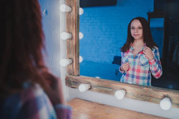 beautiful girl dressing