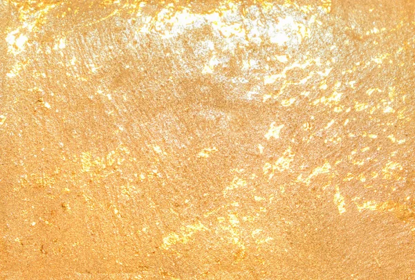 Vintage Minimale Delicate Gold Abstract Geschilderd Achtergrondstructuur Met Glinsterende Metallic — Stockfoto