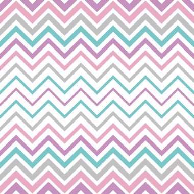 Pastel Vintage vektör Dikişsiz Zigzag çizgi desen