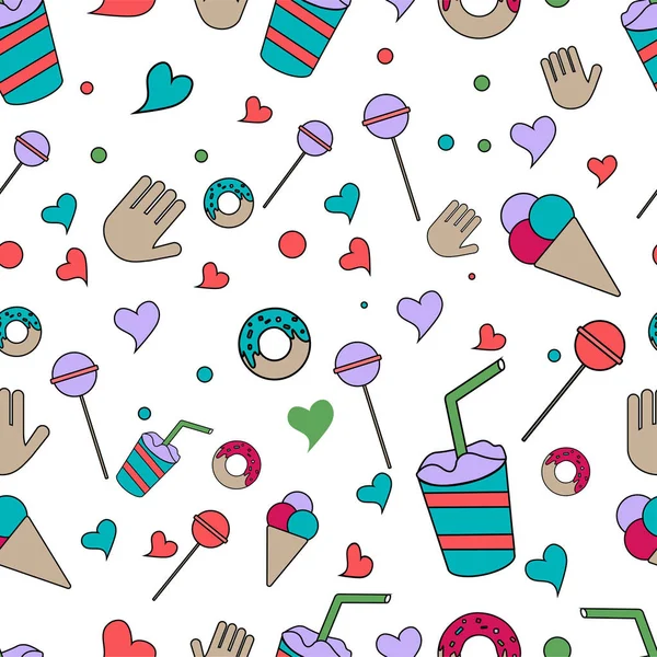 Dostluk günü kartı davetiye/şablon/kart/poster için vektör Illustration. Dostluk günü kutlama için parlak arka plan. EPS 10