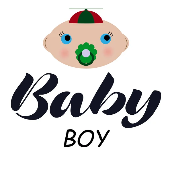 Ah bebek. Bebek ve çocuk odası süslemeleri çanta posterler, davetiyeler, kartları, giysi yastık için yazı. Beyaz arka plan üzerinde izole fırça hat. Bindirme için fotoğraf albümü.