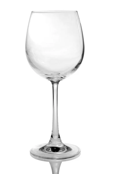 Classic Wine Glass White Background — Stock Photo, Image