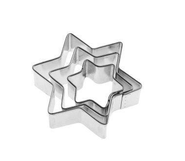 Star cutters for sugarcraft, cake decorating, pastry clipart