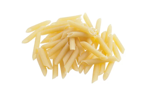 Pile Raw Italian Pasta Penne — Stock Photo, Image