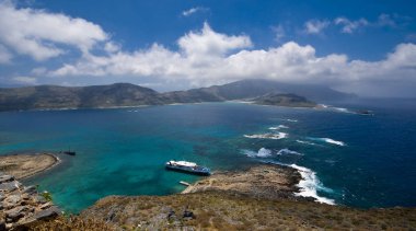 Balos bay, Girit, Yunanistan Gramvousa göster