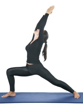 Yoga pose: Virabhadrasana 1 (Warrior 1 Pose)