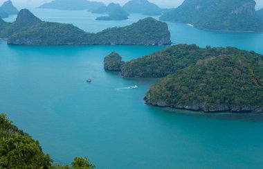 Angthong Adaları, Surat Thani Tayland güzel denizde 