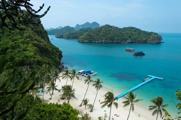 Mar Bonito Nuvem Angthong Islands — Fotografia de Stock