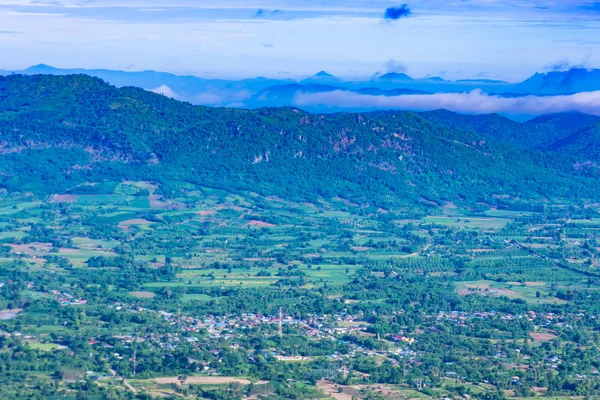 Punto Vista Las Montañas Ciudad Chaiyaphum Parque Nacional Sai Thong —  Fotos de Stock