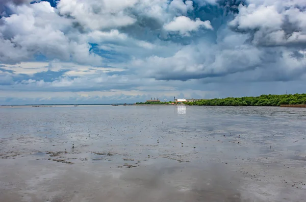 Vue Sur Ciel Mer Bang Samut Prakan — Photo