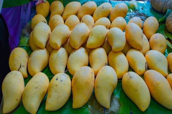 Ripe yellow mango fragrance from the garden.