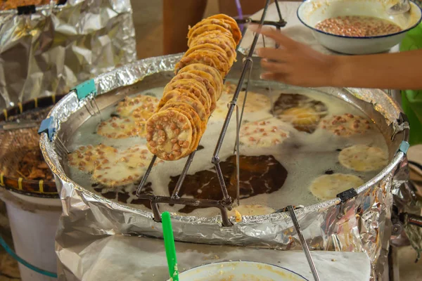 Harina Maní Frita Snack Tailandés — Foto de Stock