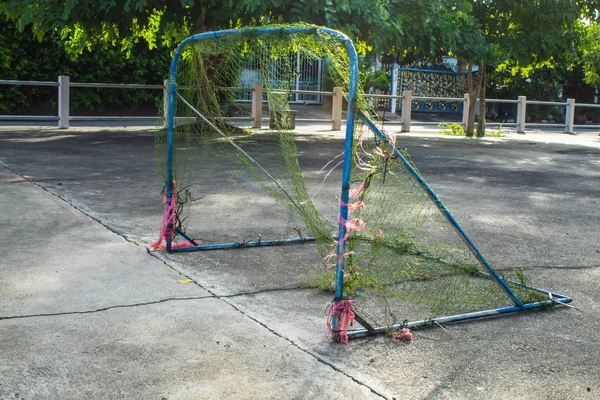 Pequeno Futebol Campo Nas Aldeias — Fotografia de Stock