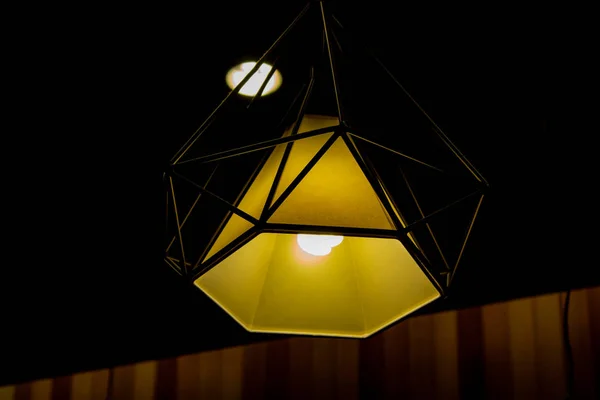 Lâmpadas Redondas Para Iluminação Noite — Fotografia de Stock
