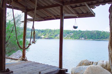 Beach salatası, Koh Phangan güzelliği.