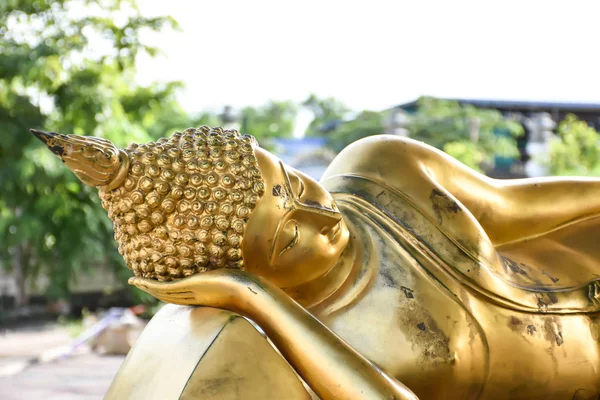 Gesicht Der Buddha Statue Thailand — Stockfoto