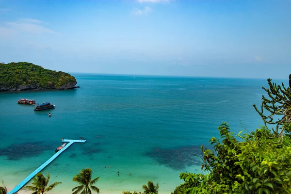 Moře Krása Ostrovů Angthong Suratthani Thajsko — Stock fotografie