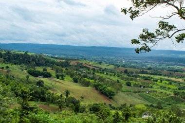 Bakış dağlar ve kasaba Phetchabun Khao Takhian STK, Tayland: Phetchabun.