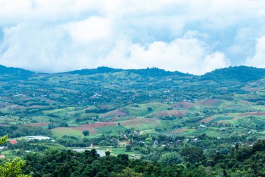 Bakış dağlar ve kasaba Phetchabun Khao Kho Kraliyet Sarayı, Tayland: Phetchabun.