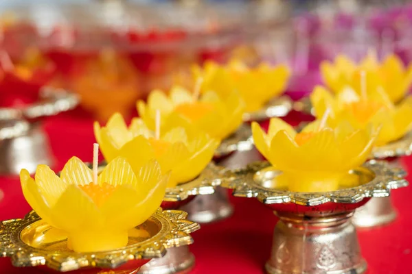 Forma Flor Color Vela Para Punto Flotante —  Fotos de Stock