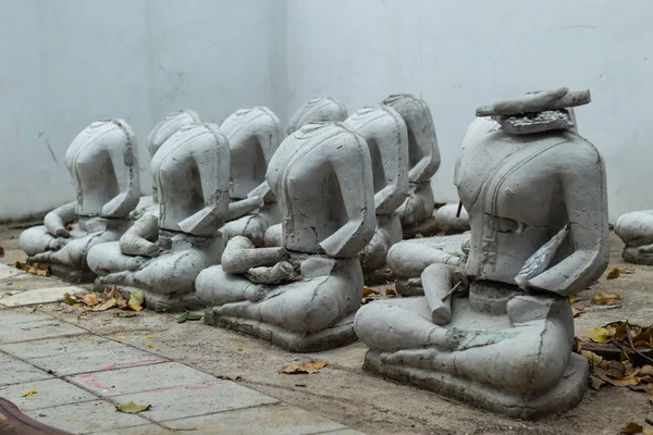 Buddha Szobor Cement Építés Alatt — Stock Fotó
