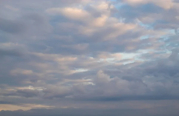 Beleza Céu Noite Com Nuvens — Fotografia de Stock