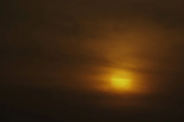 Das Goldene Licht Der Sonne Und Wolken Himmel — Stockfoto