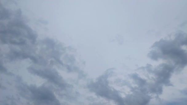 Небо Було Темно Дощовими Хмарами Рухалися Вітром — стокове відео