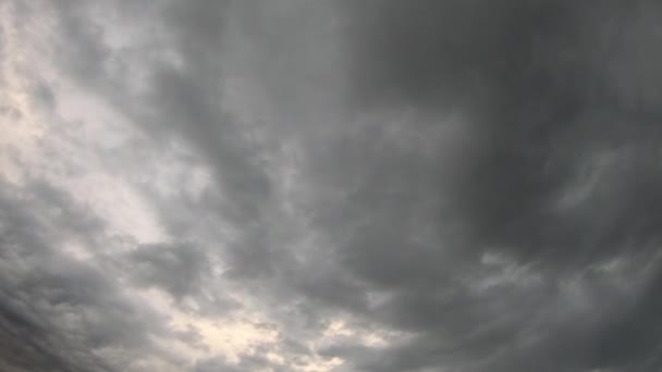 Zeitraffer Bewegung Der Reflexion Der Sonne Und Der Wolken Himmel — Stockvideo