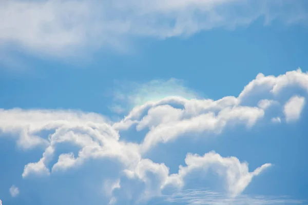 Bellezza Del Cielo Con Nuvole Sole — Foto Stock