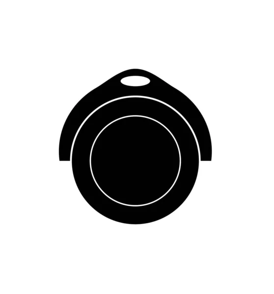 Иконка Моноколеса Электромобиль Одноколесный Простой Векторный Рисунок Белом Фоне — стоковый вектор