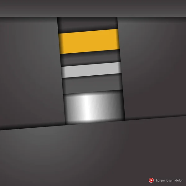Modèle de conception jaune moderne — Image vectorielle