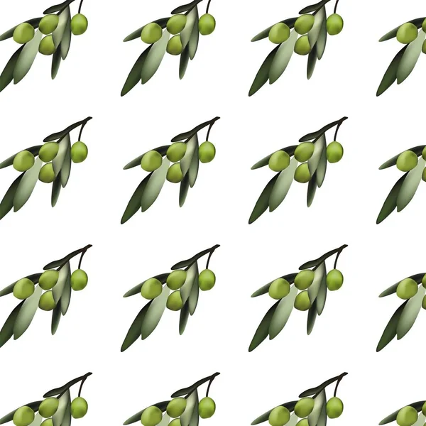 Yeşil Yunan Zeytin ile Seamless modeli