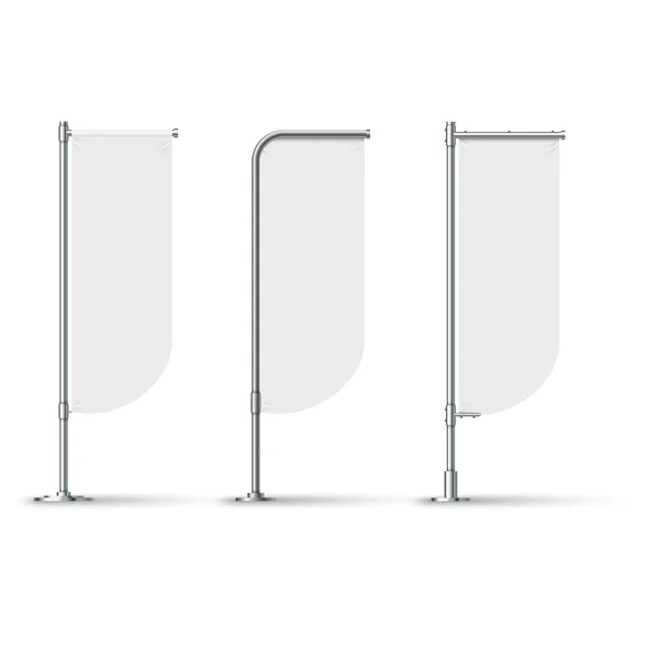Coleção Branco Branco Design Banner Bandeira Modelo Vetor Eps — Vetor de Stock